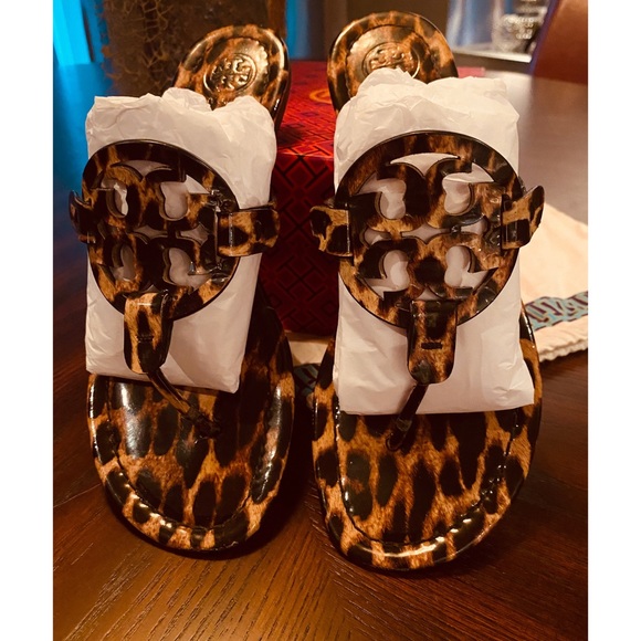 Tory Burch Shoes - Tory Burch Miller Sandals Leopard 8